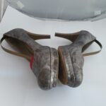 Pantofi dama Tamaris 39 ,imitatie de piele , argintiu - imagine 3