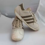Adidasi dama Adidas 40 , piele , alb maro