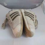 Adidasi dama Adidas 40 , piele , alb maro - imagine 3
