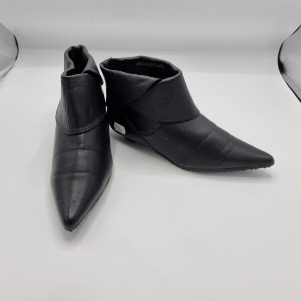 Botine dama Cool Shoes 39 , imitatie de piele , negru - imagine 1