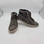Adidasi dama Pesaro 39 , imitatie de piele , gri negru