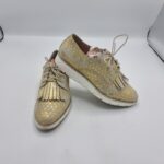 Pantofi dama Long Time 37 ,imitatie de piele , auriu