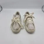 Adidasi dama Puma Basket 38 , piele , alb - imagine 2