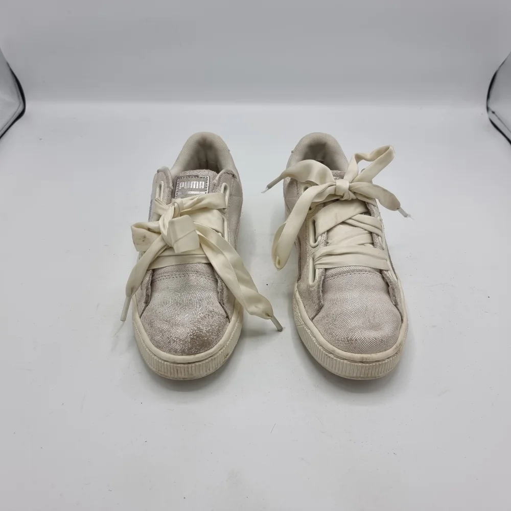 Adidasi dama Puma Basket 38 , piele , alb - imagine 2