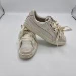 Adidasi dama Puma Basket 38 , piele , alb