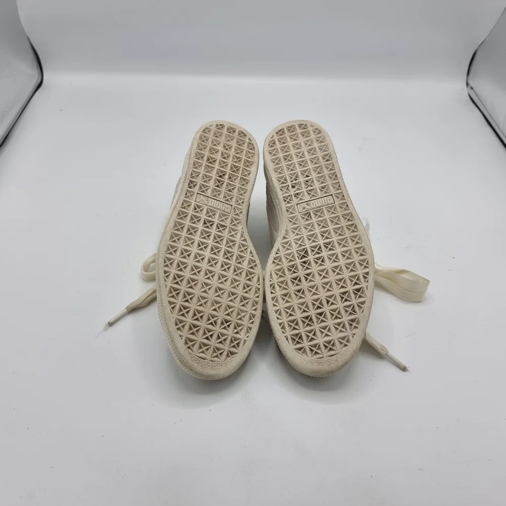 Adidasi dama Puma Basket 38 , piele , alb - imagine 4