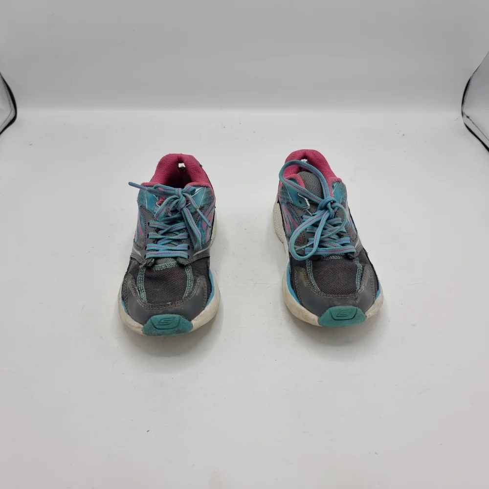 Adidasi copii Skechers 30 , material textil , gri - imagine 2