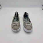 Espadrile dama 38 , material textil , gri - imagine 2