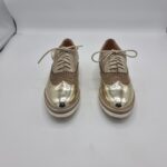 Pantofi dama  37 , imitatie de piele , auriu - imagine 2
