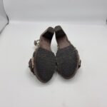 Sandale dama 38 , imitatie de piele , maro - imagine 4