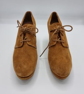 Botine dama 5Th Avenue 41 , piele intoarsa , maro - imagine 2