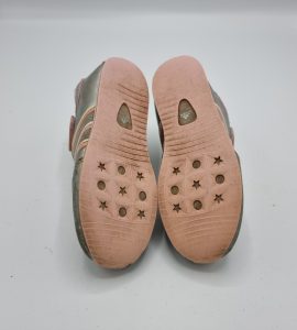 Adidas copii  27 , material textil , piele , gri - imagine 4