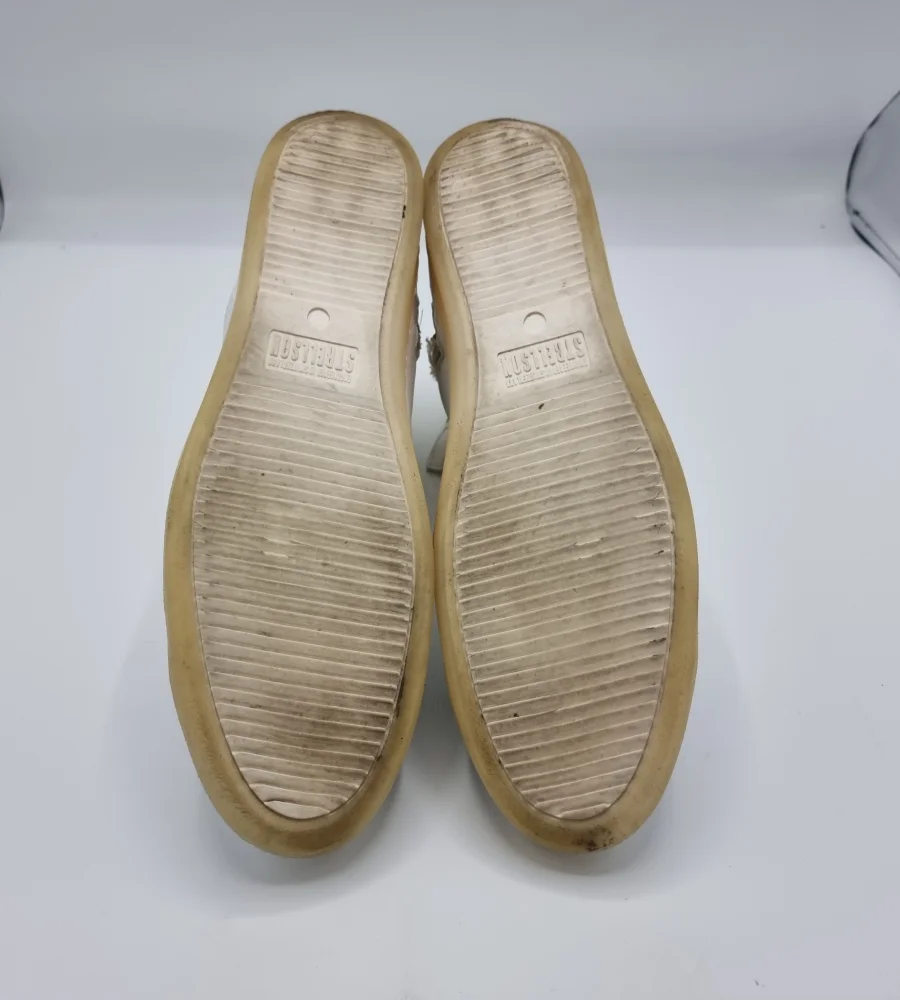 Adidasi barbati Strellson 43 , material textil , piele , alb - imagine 4