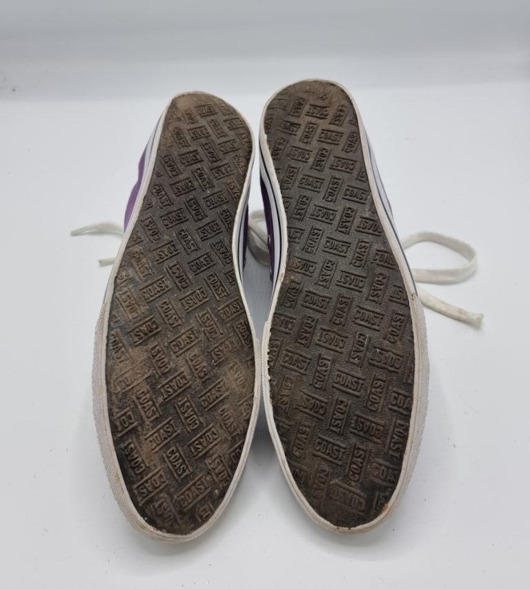 Tenisi dama Coast 39 , material textil ,mov alb - imagine 4