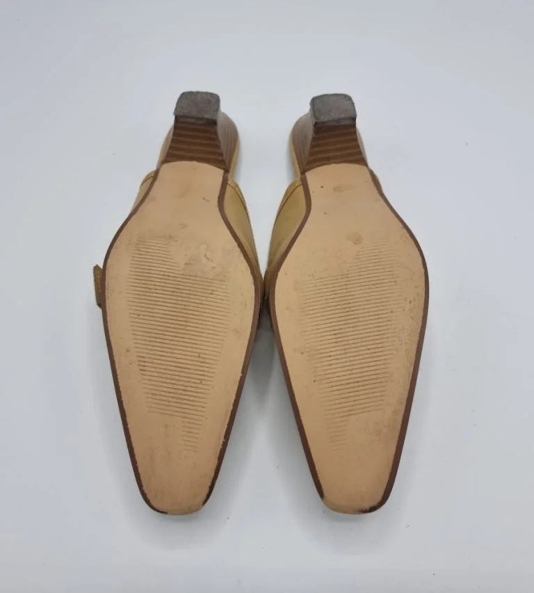 Saboti dama TCM 37 , piele , maro - imagine 4