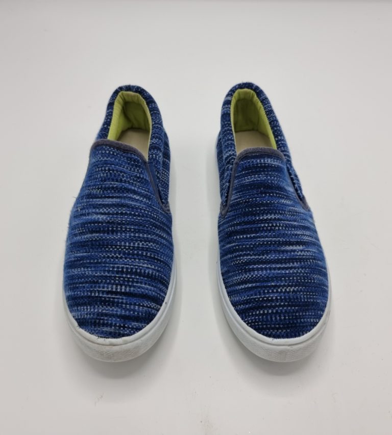 Espadrile copii  33 ,material textil , albastru - imagine 2