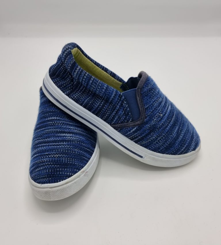 Espadrile copii  33 ,material textil , albastru - imagine 1