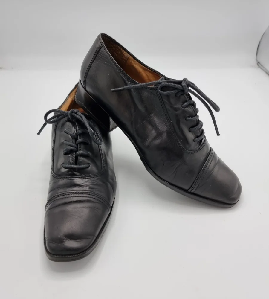 Pantofi dama  38, piele , negru - imagine 1