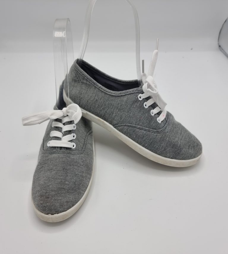 Tenisi dama Primark 38 , material textil ,gri - imagine 1