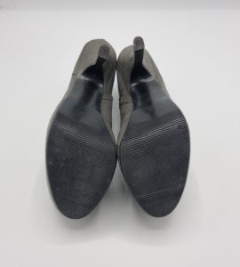 Botine dama Starlet 37 , material textil , gri - imagine 4