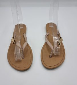 Slapi  dama Atmosphere 39 , imitatie de piele , crem - imagine 2