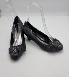 Pantofi dama  Lilly 38 imitatie de piele , negru