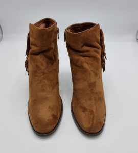 Botine dama  Dorothy Perkins 40 , material textil , maro - imagine 2