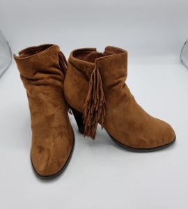 Botine dama  Dorothy Perkins 40 , material textil , maro