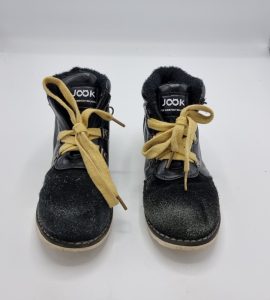 Adidasi copii Jook 32 , piele , piele intoarsa , negru - imagine 2
