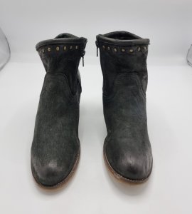 Botine dama 40 , piele , negru - imagine 2
