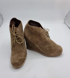 Botine dama 39 piele intoarsa , maro