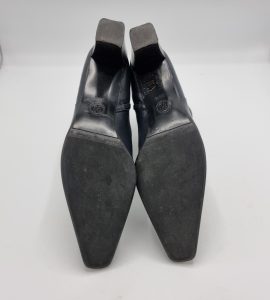 Botine  dama 36,5 piele , negru - imagine 4