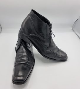 Ghete barbati   Van Lier 44 , piele , negru