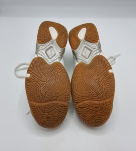 Adidasi  dama 38 , material textil , piele , alb albastru - imagine 4