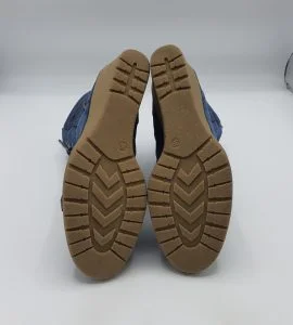 Ghete  dama Graceland 38 , material textil , albastru - imagine 4