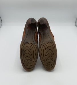 Botine dama 38 material textil , maro - imagine 4