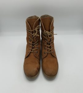 Ghete dama 38 , piele , maro - imagine 4