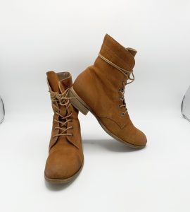 Ghete dama 38 , piele , maro