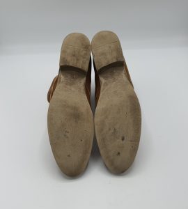 Ghete dama 38 , piele , maro - imagine 2