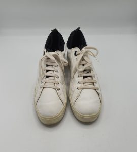 Adidasi dama Zara 40 imitatie de piele , alb - imagine 2