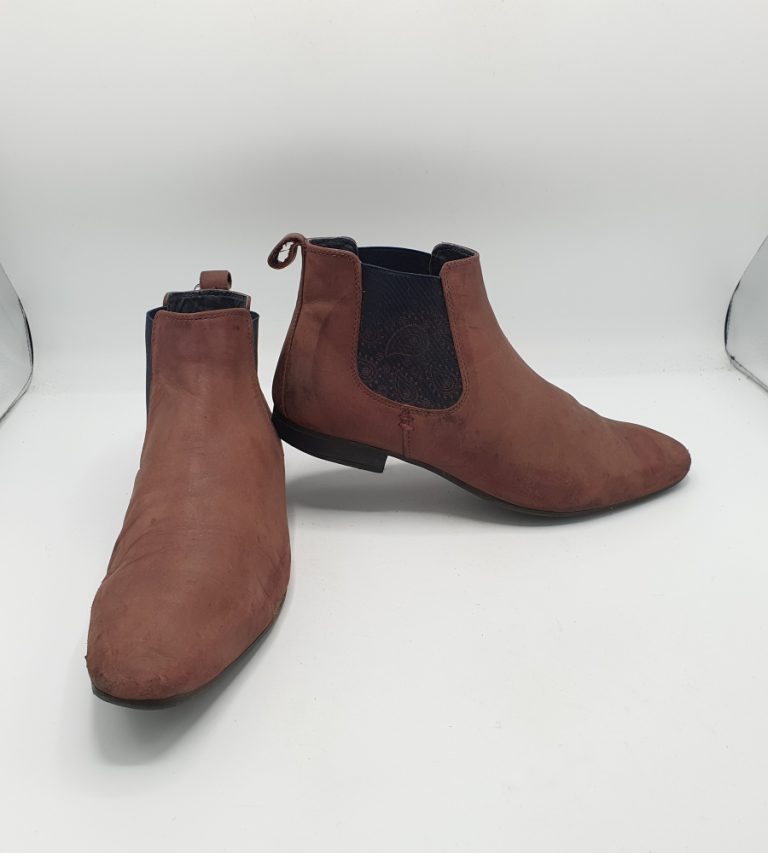 Ghete barbati Silver Street 44 , imitatie de piele , maro - imagine 1