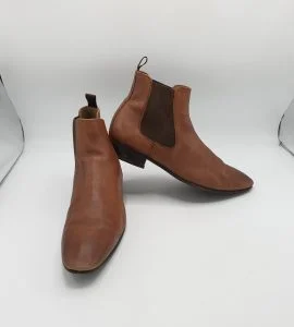 Ghete barbati  Aldo 44 , piele , maro