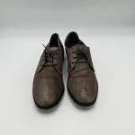 Pantofi dama  5Th Avenue 39 , material textil , piele intoarsa , negru gri - imagine 2