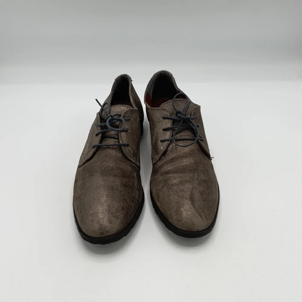 Pantofi dama  5Th Avenue 39 , material textil , piele intoarsa , negru gri - imagine 2