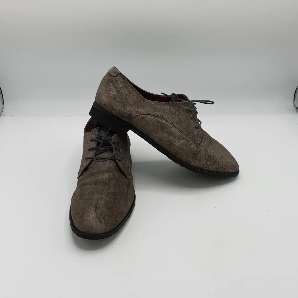 Pantofi dama  5Th Avenue 39 , material textil , piele intoarsa , negru gri - imagine 1