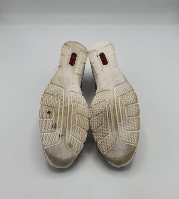 Pantofi dama Rieker 40 imitatie de piele , bej - imagine 4