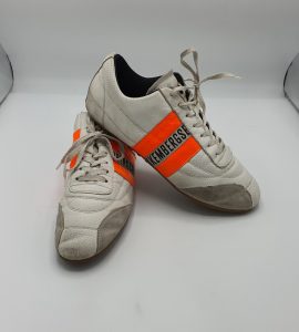 Adidasi barbati Bikkembergs 44 , piele , alb gri