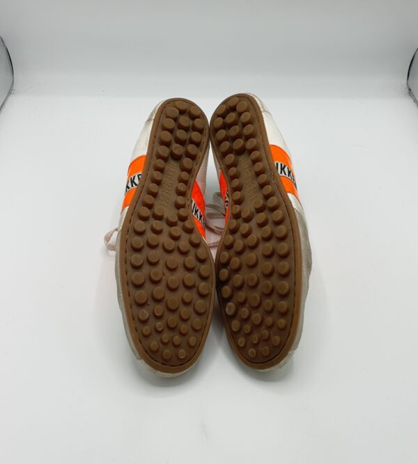 Adidasi barbati Bikkembergs 44 , piele , alb gri - imagine 4