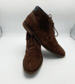 Ghete barbati Tommy Hilfiger 45 , piele intoarsa , maro