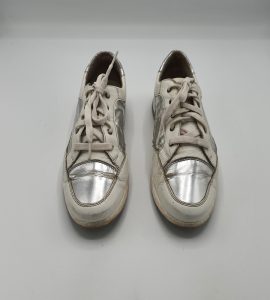 Adidasi dama Werner 39 piele , alb gri - imagine 2